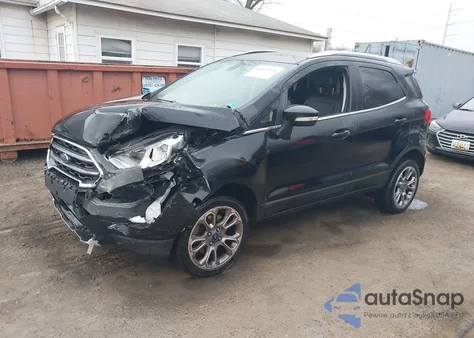 2018 Ford Ecosport Titanium из США, поврежденный, VIN MAJ6P1WLXJC199013